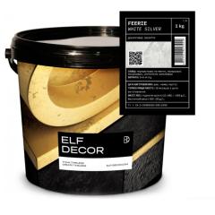 Фото Декоративная штукатурка Elf Decor Feerie White Silver 1кг  - Магазин MASMART