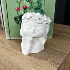 Фото Декоративне кашпо міні Дівчинка Українка 1 D-4433  - Магазин MASMART