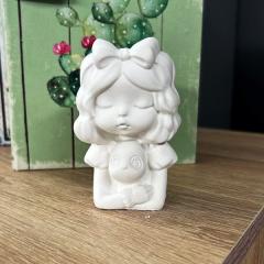 Фото Декоративне кашпо міні Дівчинка з пандою D-4392  - Магазин MASMART