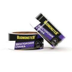 Фото Лента двухсторонняя на ПП основе BudMonster 48 мм х 10 м  - Магазин MASMART