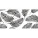 Фото Плитка Golden Tile Nero E Bianco Leaf черная NBС161 30х60 см (под заказ)  - Магазин MASMART