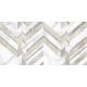 Фото Плитка Golden Tile Marmo Bianco Chevron білий G70151 30х60 см (під замовлення)  - Магазин MASMART