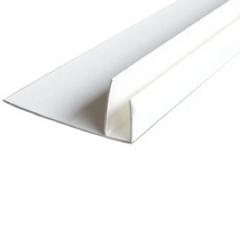 Фото Профіль F-подібний 8 мм (білий) ПВХ  - Магазин MASMART