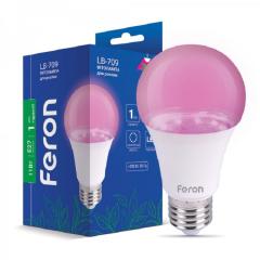 Фото Фитолампа светодиодная Feron LB-709 11W А60 230V E27 для...  - Магазин MASMART