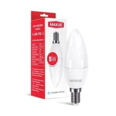 Фото Лампа Maxus 1-LED-732 C37 CL-F 5W 4100K 220V E14  - Магазин MASMART