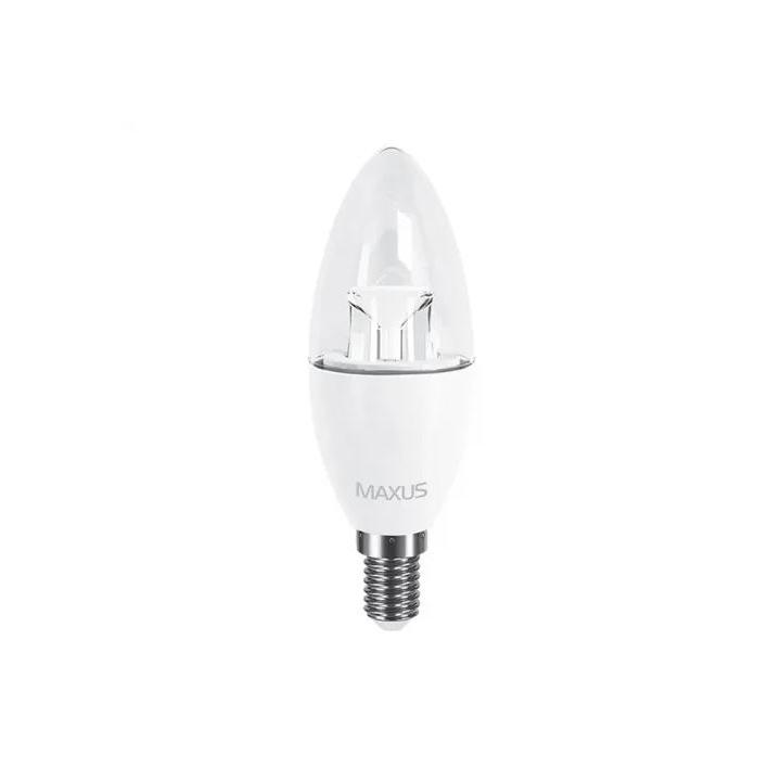 Фото Лампа Maxus 1-LED-532 C37 CL-C 6W 4100K 220V E14 - Магазин MASMART