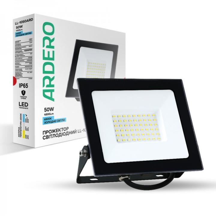 Фото Прожектор LED Ardero LL-1050ARD 50W - Магазин MASMART