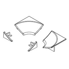 Фото Набор для декоративной планки Ravak "тип 11" 18 мм белый...  - Магазин MASMART