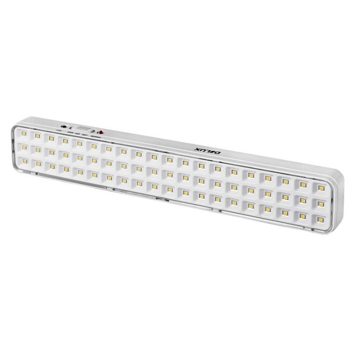 Фото Фонарь аварийный LED DELUX аккумуляторный REL-602 3,7V2Ah 60LED 4W 342х55х30 90021261 - Магазин MASMART