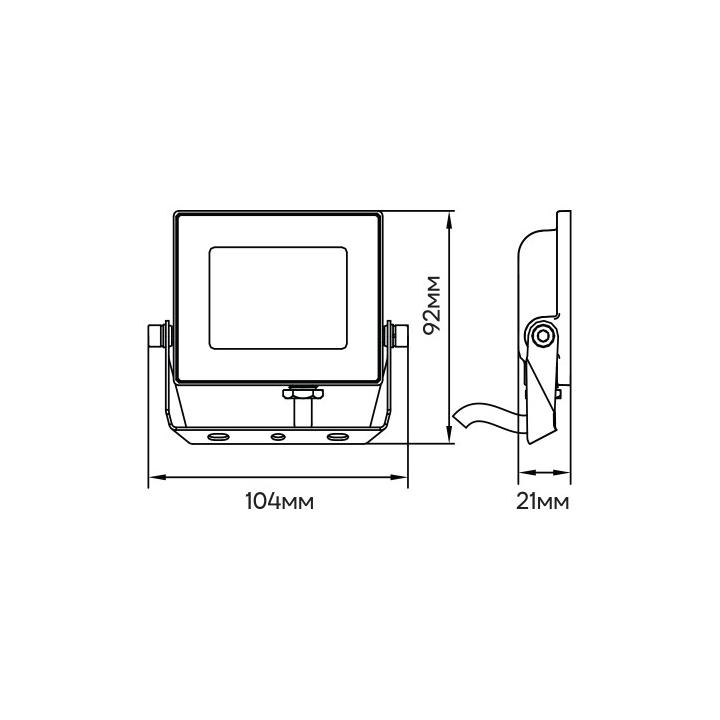 Фото Прожектор LED Ardero LL-1010ARD 10W  - Магазин MASMART