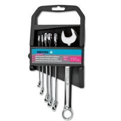 Фото Набір ключів рожково-накидних Berg 48-930 6 шт (8–17 мм)  - Магазин MASMART