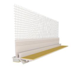 Фото профиль примыкания оконный с сеткой и уплотнителем 6 мм...  - Магазин MASMART