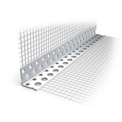Фото Кутник перфорований алюмінієвий з сіткою 5х5 см 2,5 м...  - Магазин MASMART