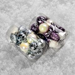 Фото Набір ялинкових кульок 3-4,5 см Stenson 9648 21 шт  - Магазин MASMART