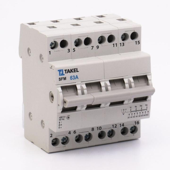 Фото Переключатель нагрузки Takel 4p 63A 230B SFM - Магазин MASMART