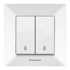 Фото Выключатель двухклавишный проходной Panasonic Arkedia...  - Магазин MASMART