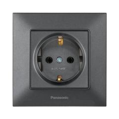 Фото Розетка одинарна із заземленням Panasonic Arkedia Slim...  - Магазин MASMART