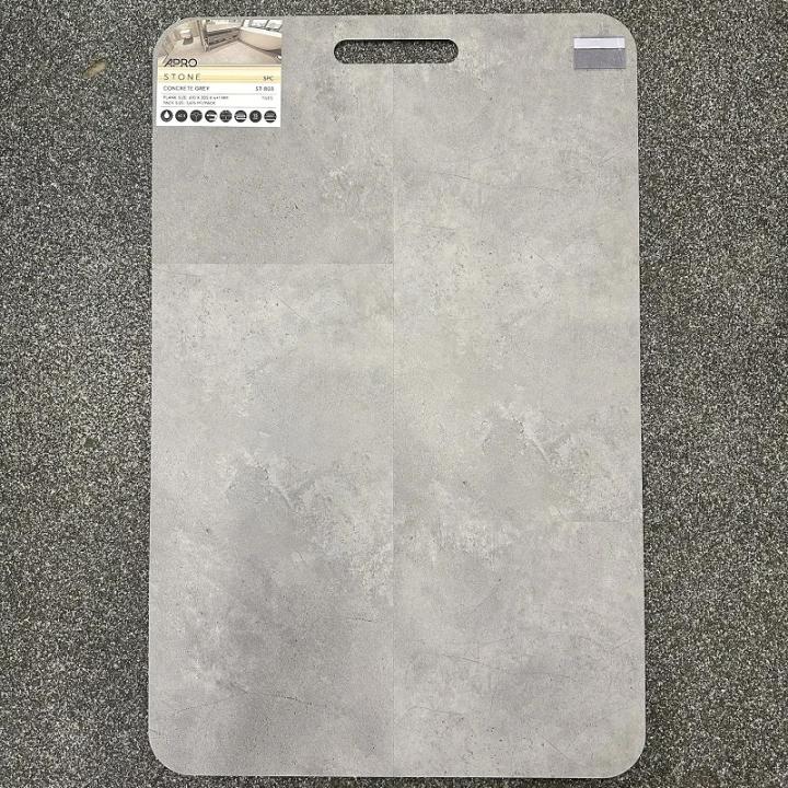 Фото Плитка вінілова Apro Stone Concrete Grey ST-803 610х305х4 мм  - Магазин MASMART