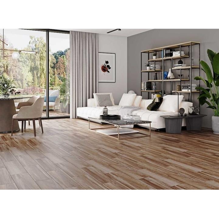 Фото Керамограніт Cersanit Flaxwood brown 18,5х59,8 см (під замовлення)  - Магазин MASMART