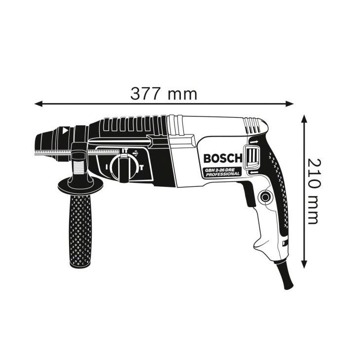 Фото Перфоратор Bosch GBH 2-26 DRE Professional (0611253708)  - Магазин MASMART