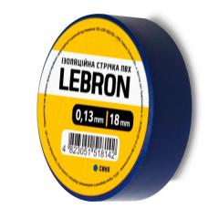 Фото Ізолента ПВХ Lebron синя 9 м 67-01-50  - Магазин MASMART