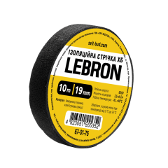 Фото Изоляционная лента Lebron ХБ 19ммх10м (120 г) 67-01-75  - Магазин MASMART