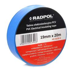 Фото Ізолента Radpol синя 20 м (-12°C…+80°C)  - Магазин MASMART