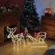 Фото Фігура LED Новорічний Олень з санчатами  - Магазин MASMART
