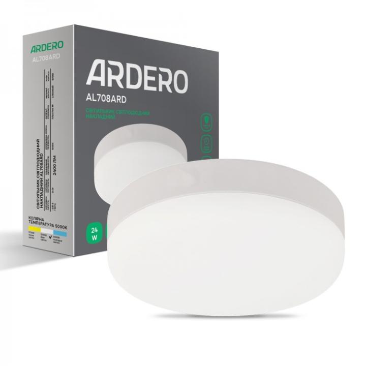 Фото Світильник накладний LED Ardero AL708ARD 24W 5000K - Магазин MASMART