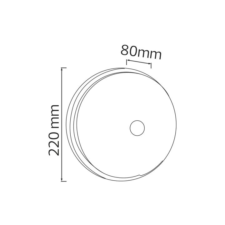 Фото Светильник LED Horoz BOLKAR 20W 6400K IP44 с датчиком движения  - Магазин MASMART