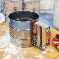 Фото Сито-кружка для муки из нержавеющей стали  - Магазин MASMART