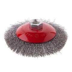 Фото Щетка конусная 115 мм для КШМ М14 (крученая проволока)...  - Магазин MASMART