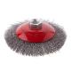 Фото Щітка конусна 115 мм для КШМ М14 (кручений дріт) Intertool BT-5115  - Магазин MASMART