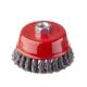 Фото Щітка чашкова 100 мм для КШМ М14 (пучки крученого дроту) Intertool BT-2100  - Магазин MASMART