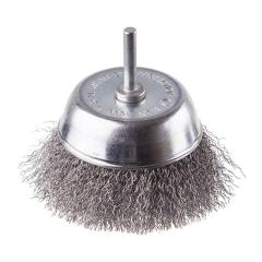 Фото Щітка чашкова 100 мм для дриля, 1/4" (кручений дріт)...  - Магазин MASMART