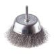 Фото Щетка чашечная 100 мм для дрели, 1/4" (крученая проволока) Intertool BT-9100  - Магазин MASMART