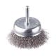 Фото Щетка чашечная 75 мм для дрели, 1/4" (крученая проволока) Intertool BT-9075  - Магазин MASMART