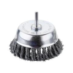 Фото Щітка чашкова 100 мм для дриля 1/4" (пучки крученого...  - Магазин MASMART