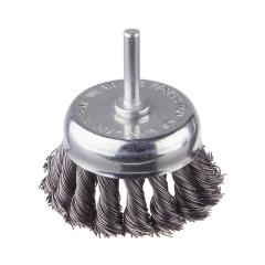 Фото Щітка чашкова 75 мм для дриля 1/4" (пучки крученого...  - Магазин MASMART