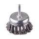 Фото Щітка чашкова 75 мм для дриля 1/4" (пучки крученого дроту) Intertool BT-3075  - Магазин MASMART