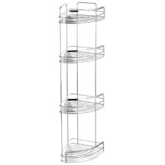 Фото Поличка кутова 4-ярусна Vanstore н/ж (08850)  - Магазин MASMART