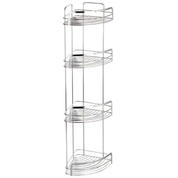 Фото Поличка кутова 4-ярусна Vanstore н/ж (08850) - Магазин MASMART