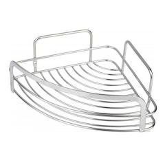 Фото Поличка кутова 1-ярусна Vanstore н/ж 26,5х19,5х7,5 см...  - Магазин MASMART