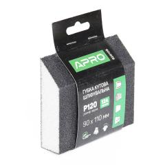 Фото Губка шліфувальна APRO чотирьохстороння кутова P120...  - Магазин MASMART