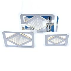 Фото Люстра LED акрилова Sirius LI8885/3A CR (BL+YL) 98+42W з...  - Магазин MASMART