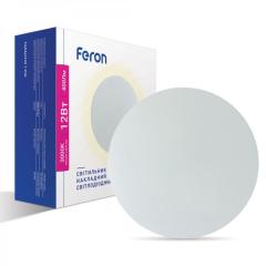 Фото Світильник настінний Feron AL8100 12W 3000К білий круг...  - Магазин MASMART