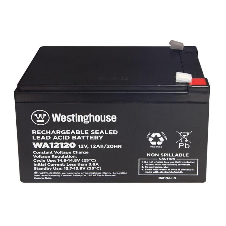 Фото Батарея акумуляторна свинцево-кислотна Westinghouse 12V, 12Ah, terminal F2 WA12120N-F2 - Магазин MASMART