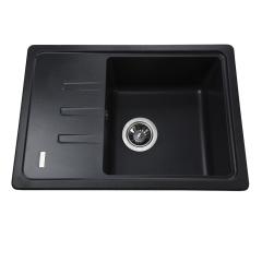 Фото Мийка гранітна Globus Lux Mono 620х435 мм чорний  - Магазин MASMART