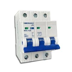Фото Автоматический выключатель 3P 25А С 4,5кА Neomax NXC34525  - Магазин MASMART