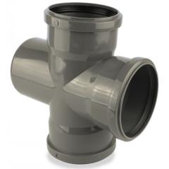 Фото Крестовина канализационная Ø110/110/110х87° Reiger  - Магазин MASMART